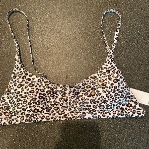 Cheetah bikini top